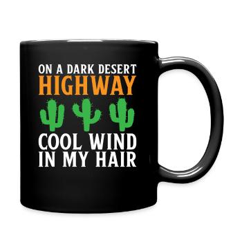 Cactus disant désert Chaud Soleil Sécheresse - Mug uni - noir - Droite