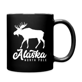 Pôle Nord de l’Alaska - Mug uni - noir - Droite