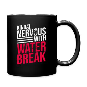 Annonce de grossesse drôle Révéler - Mug uni - noir - Droite