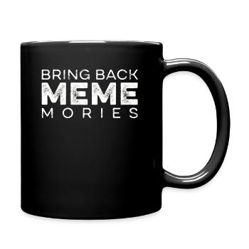 Social Media Bring Back Meme Memories - Full Colour Mug - black - Right