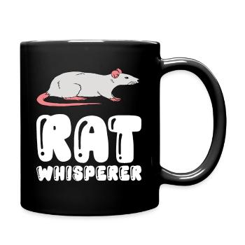 Chuchoteur de rat - Mug uni - noir - Droite