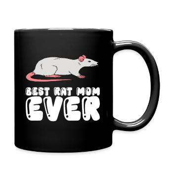 Best Rat Mother Ever - Full Colour Mug - black - Right