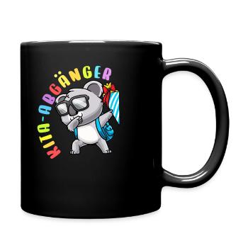 Kita Abgänger Schultüte Koala Kindergarten - Tasse einfarbig - Schwarz - Rechts