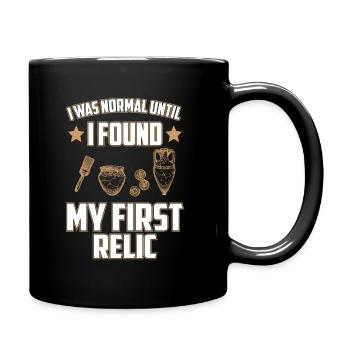 J’étais normal jusqu’à la première relique egyptienne Archéologie - Mug uni - noir - Droite
