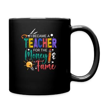 Teachers Present Teacher Training Course Teacher School - Full Colour Mug - black - Right