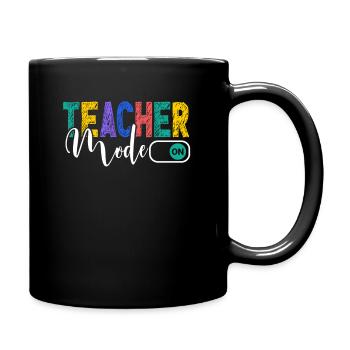 Teachers Present Teacher Training Course Teacher School - Full Colour Mug - black - Right