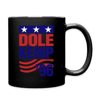 Dole Kemp Vintage Presidential Election Bob Dole - Full Colour Mug - black - Right