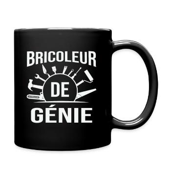 Bricoleur de génie 2 - Mug uni - noir - Droite