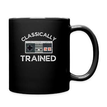 Vintage Retro Videospiel Retro Vintage Distressed - Tasse einfarbig - Schwarz - Rechts