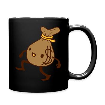 Comic Living Money Sack - Full Colour Mug - black - Right