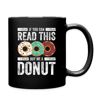 Donut Lover - Full Colour Mug - black - Right