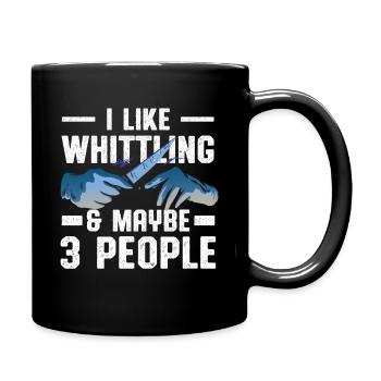 Whittler | Woddcarving - Full Colour Mug - black - Right