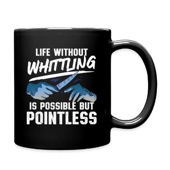Whittler | Woddcarving - Full Colour Mug - black - Right