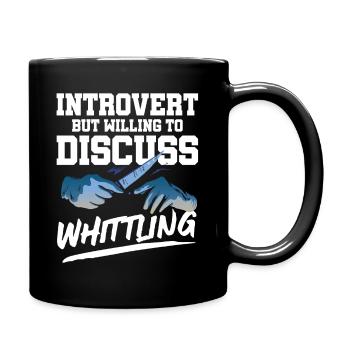 Whittler | Woddcarving - Full Colour Mug - black - Right