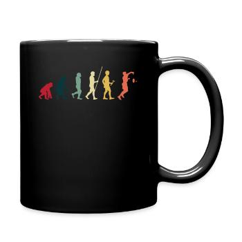 Badminton Evolution - Full Colour Mug - black - Right