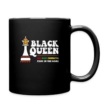 Black Queen Most Powerful Chess African American - Mug uni - noir - Droite