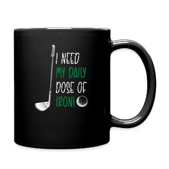 Golf Golfer Present Golf Player Golf Club Golf Ball - Full Colour Mug - black - Right