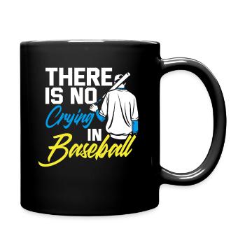 Baseball - Tasse einfarbig - Schwarz - Rechts