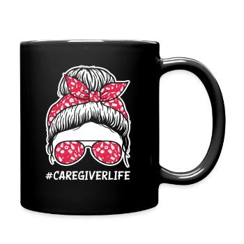 Caregiver Life - Full Colour Mug - black - Right