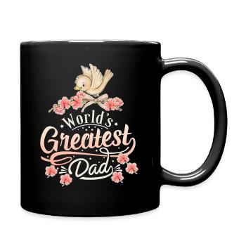 Father, Father's Day, Saying World's-Greatest-Dad - Full Colour Mug - black - Right