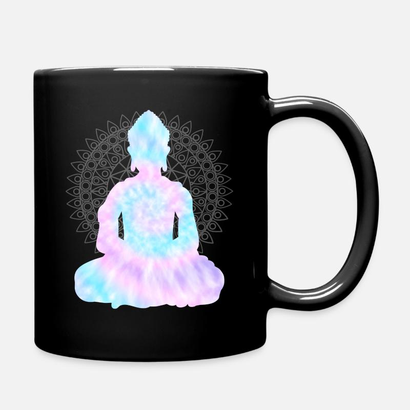 Bouddha TieDye - Mug uni - noir