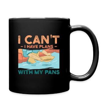 Gold Panning | Miner - Tasse einfarbig - Schwarz - Rechts