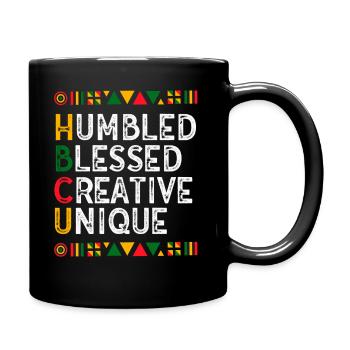 Historical Black College University - Tasse einfarbig - Schwarz - Rechts