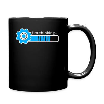 I'm Thinking Stand By, I'm Processing This - Tasse einfarbig - Schwarz - Rechts