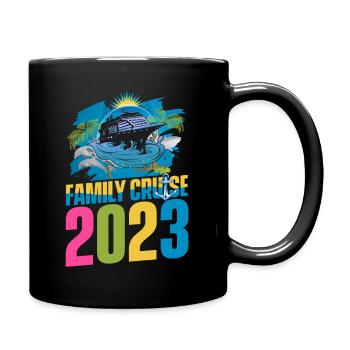 Cruising Vacation 2023 - Cruise Ship - Tasse einfarbig - Schwarz - Rechts