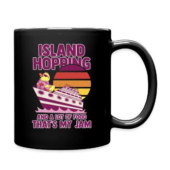 Cruising Vacation - Cruise Ship - Tasse einfarbig - Schwarz - Rechts
