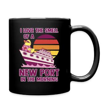 Cruising Vacation - Cruise Ship - Tasse einfarbig - Schwarz - Rechts