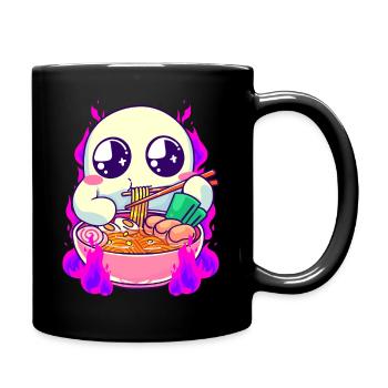 Halloween Kawaii Japanese Food Lover Funny Cute Gh - Full Colour Mug - black - Right