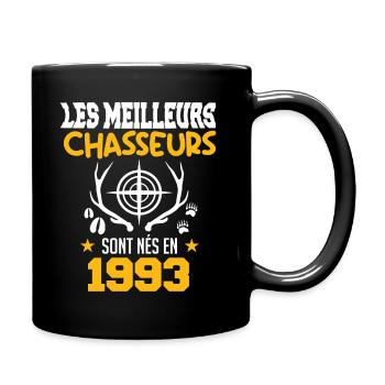 Chasseur | Anniversaire chasseur 1993 - Mug uni - noir - Droite