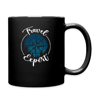 Voyage d’aventure Présent Amoureux de voyage - Mug uni - noir - Droite