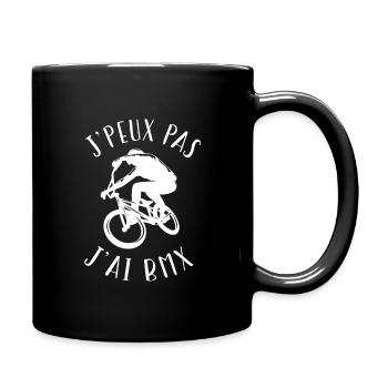 Je peux pas j'ai BMX - Mug uni - noir - Droite