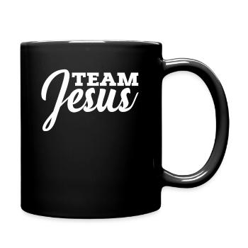 Team Jesus Christian Religion Christ Jesus - Tasse einfarbig - Schwarz - Rechts