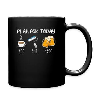 Painter Varnisher Present Painter Painting Brush - Full Colour Mug - black - Right