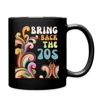 70s, retro style, funny saying 1970 - Full Colour Mug - black - Right
