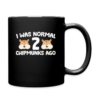 Chipmunk Pet Owner J’étais normal il y a 2 Chipmunks - Mug uni - noir - Droite