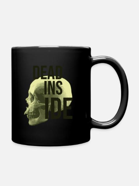 dead insinde - Full Colour Mug - black