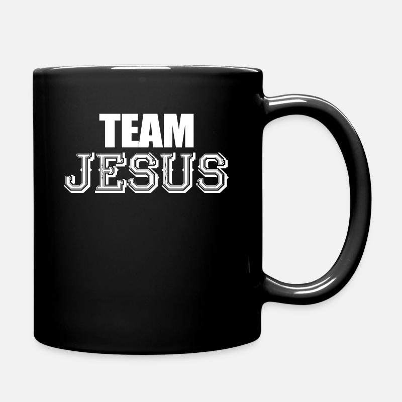 Team Jesus Christian Religion Christ Jesus - Tasse einfarbig - Schwarz