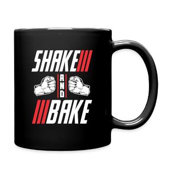 Shake And Bake - Tasse einfarbig - Schwarz - Rechts