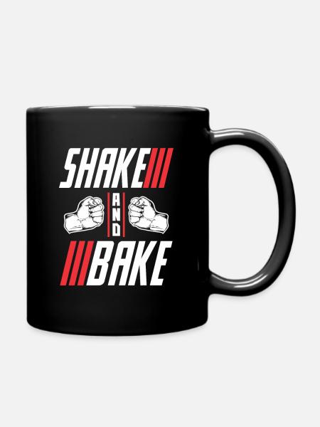 Shake And Bake - Tasse einfarbig - Schwarz