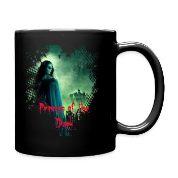 Princess of the dark - Tasse einfarbig - Schwarz - Rechts