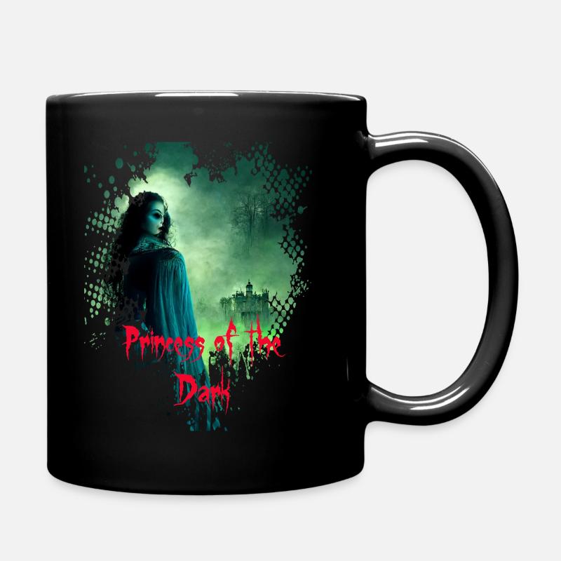 Princess of the dark - Tasse einfarbig - Schwarz