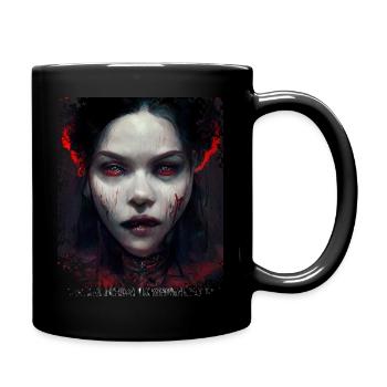 zombie - Tasse einfarbig - Schwarz - Rechts