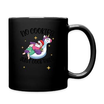 Cocktails sans biscuits, cocktails de Noël juillet - Mug uni - noir - Droite