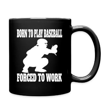 Baseball Baseball Lover Gift Baseball Game - Full Colour Mug - black - Right