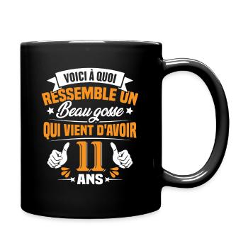 Cadeau D'anniversaire Millésime Fabriqué En 1948 - Mug uni - noir - Droite