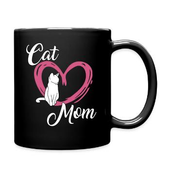 Chats mignons Maman Chats Fan Cadeau Chats - Mug uni - noir - Droite